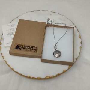 NIB Artisan Silver "Talking Tree" Necklace By Southern Highland Craft Guild